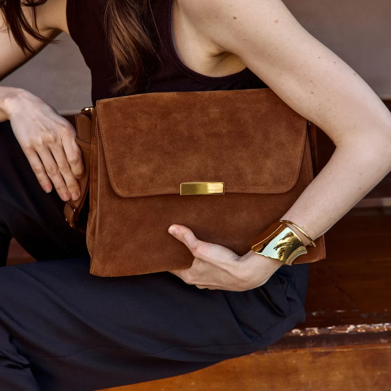 Amelot - Cuir Velours Camel