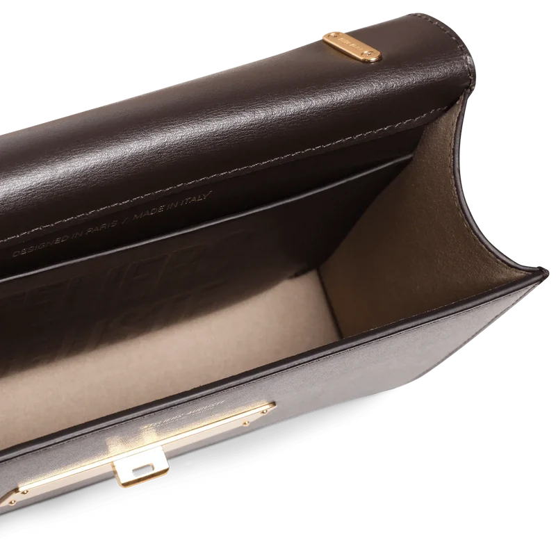 Alma - Cuir Box Chocolat
