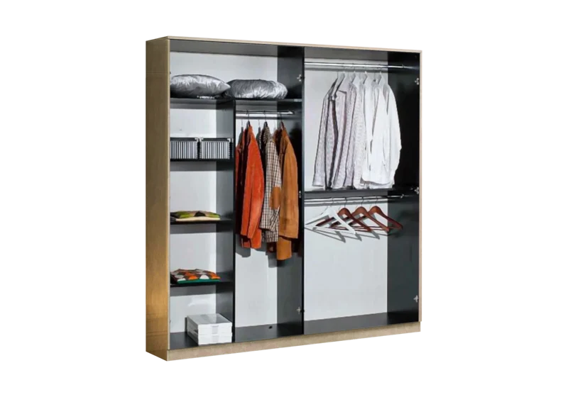 Chambre complète design marbre beige – LUNA
