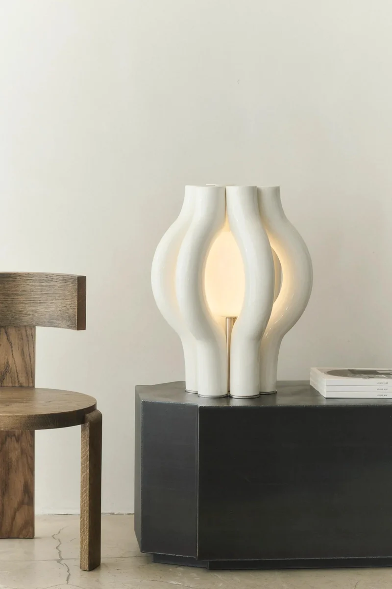 HALO Ceramic Table Lamp SCULPTURE