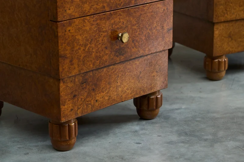 Exceptional Pair of Art Deco Cabinets Europe 1930s