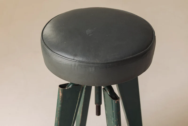 Highly Collectible Clémenceau Stool by Domin & Genevrière, Maison Dominique 1957