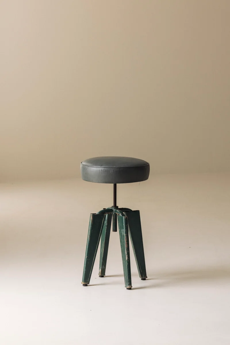 Highly Collectible Clémenceau Stool by Domin & Genevrière, Maison Dominique 1957