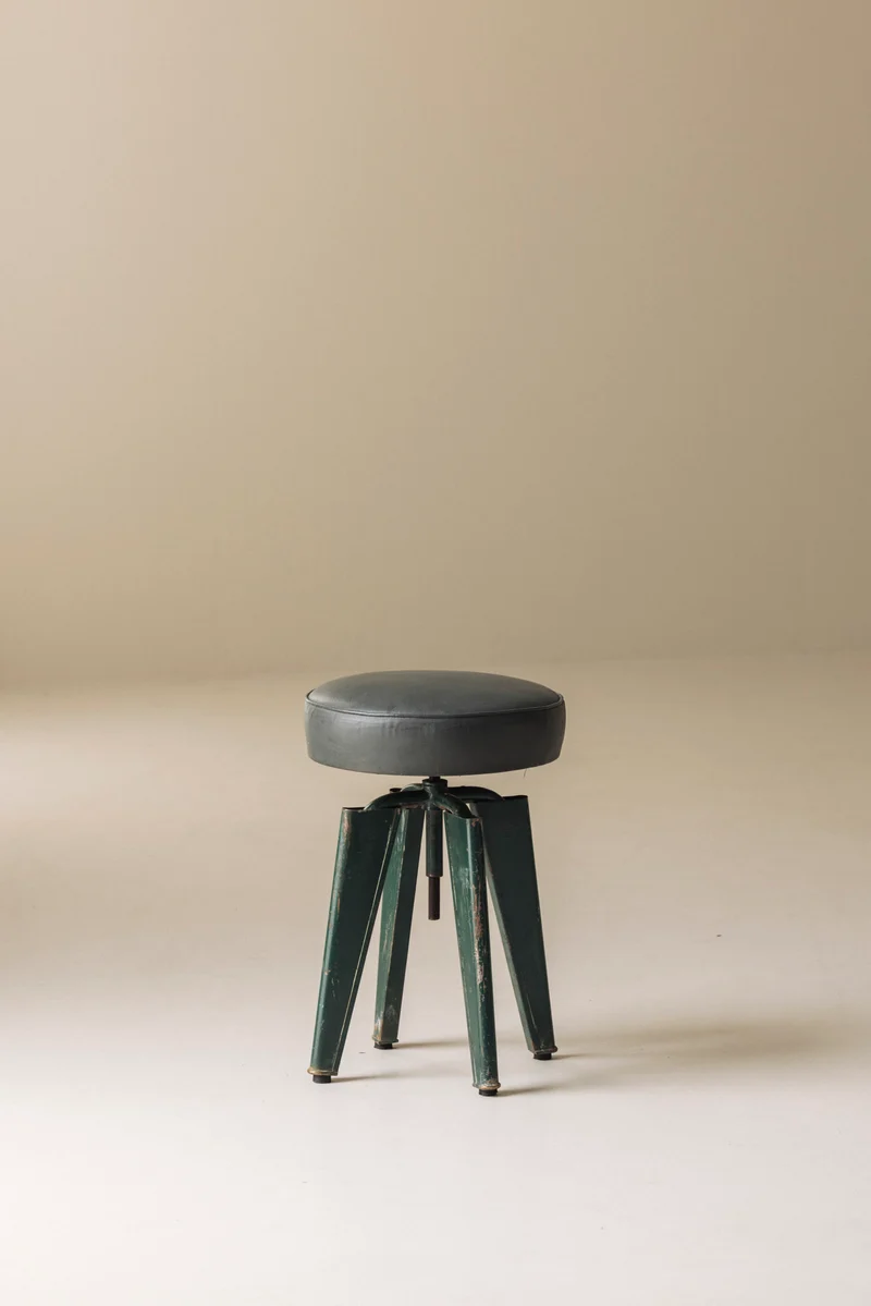 Highly Collectible Clémenceau Stool by Domin & Genevrière, Maison Dominique 1957