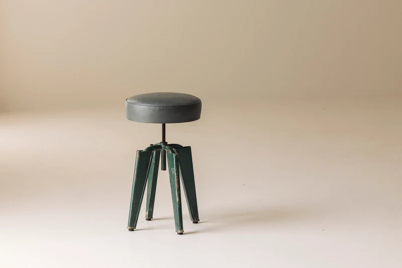 Highly Collectible Clémenceau Stool by Domin & Genevrière, Maison Dominique 1957