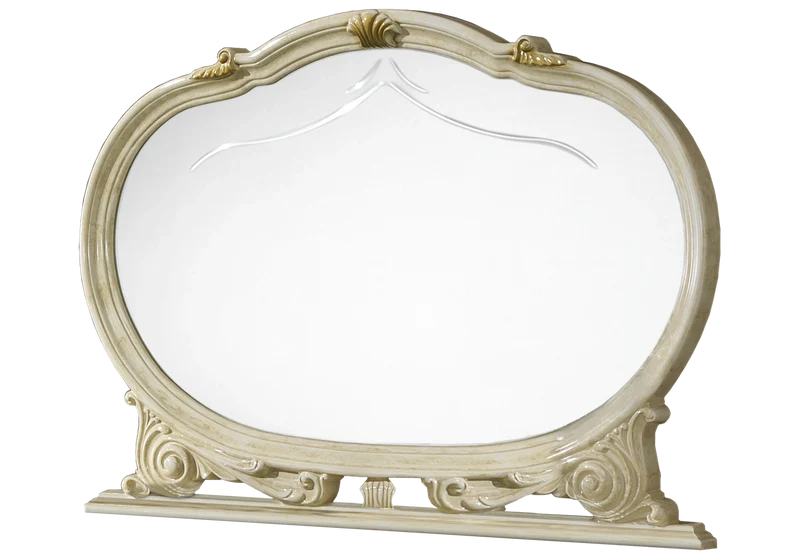 Salle à manger baroque beige doré complète - CROWN