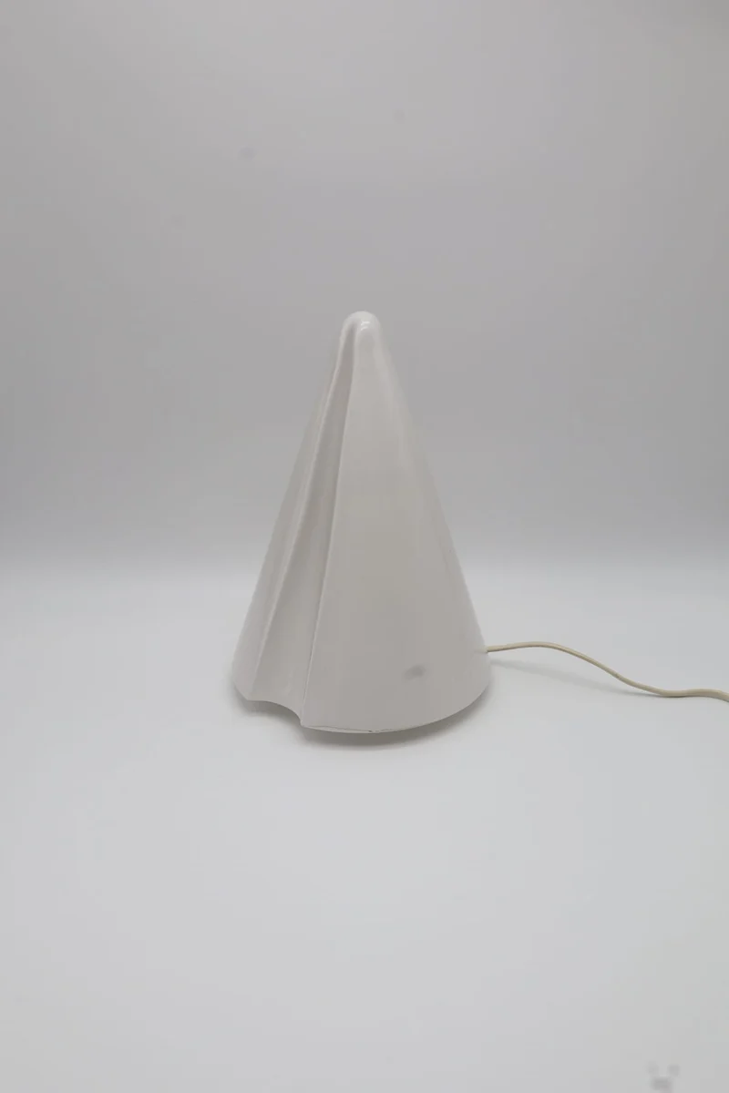 Mid-Century Vintage ‘Teepee’ Glass Table Lamp by SCE – France, 1980s