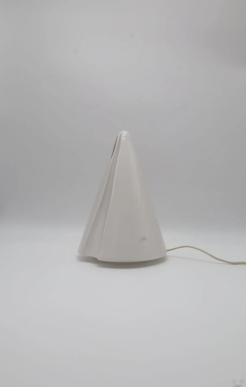 Mid-Century Vintage ‘Teepee’ Glass Table Lamp by SCE – France, 1980s