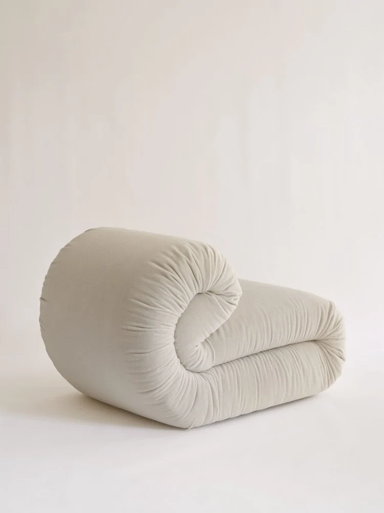 Riccio Armchair in Alpaca Velvet