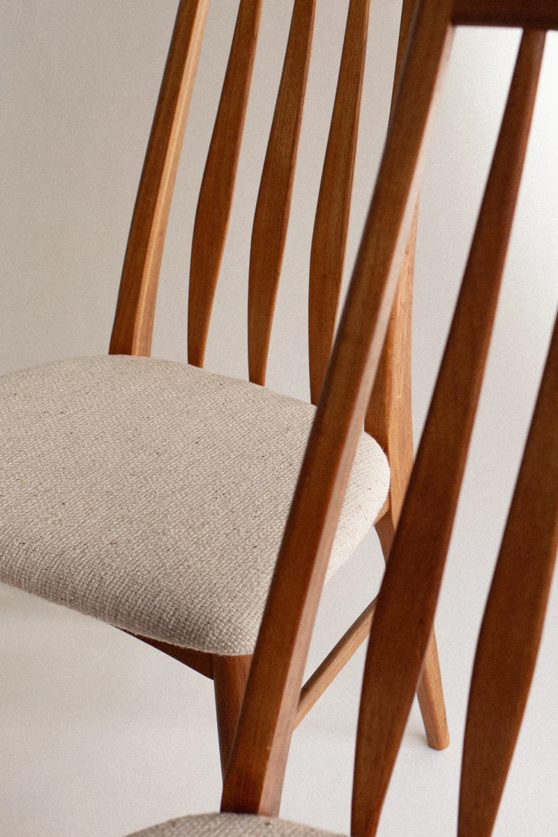 Eva Dining Chairs by Niels Koefoed for Hornslet Møbelfabrik, 1960s, Set of 5