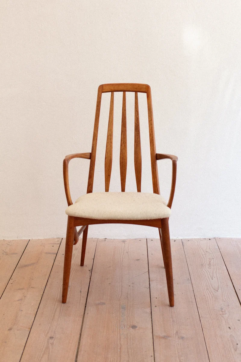 Eva Dining Chairs by Niels Koefoed for Hornslet Møbelfabrik, 1960s, Set of 5