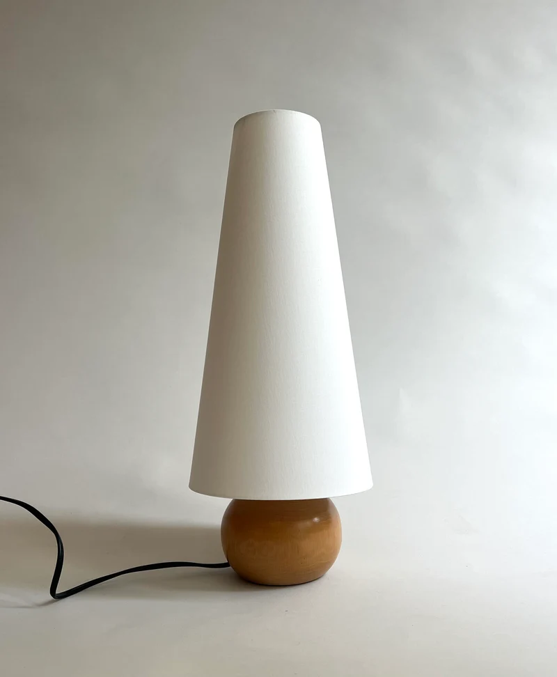 Sao Miguel Blanco Wood table lamp