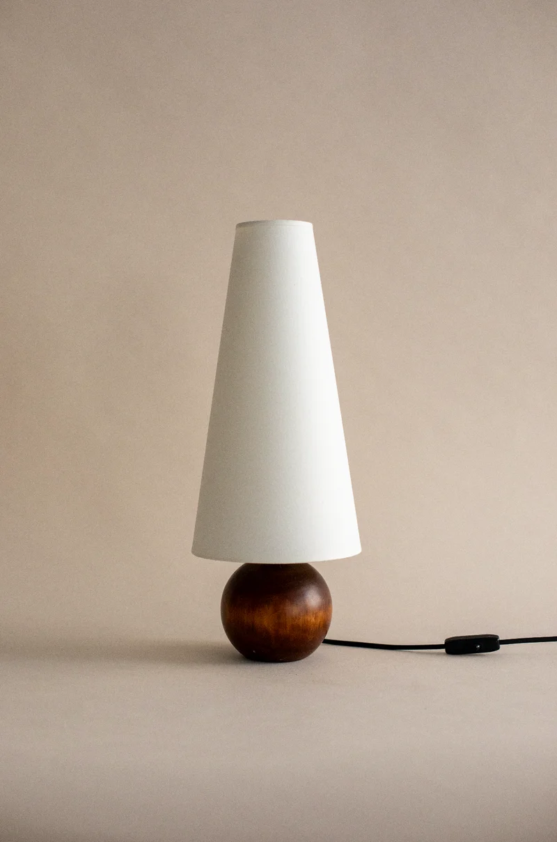 Sao Miguel Wood Table Lamp