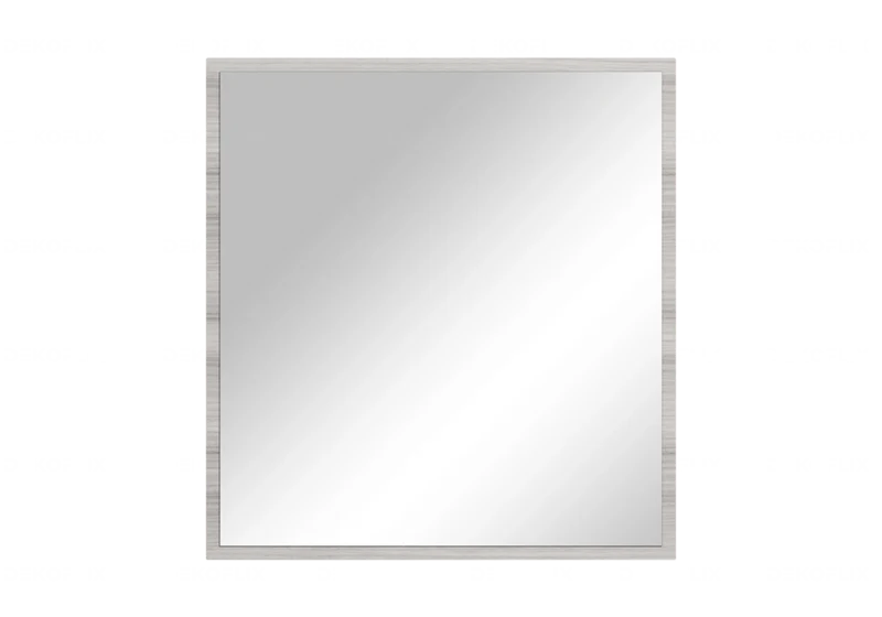 Miroir mural rectangulaire 144 cm gris laqué - Mia