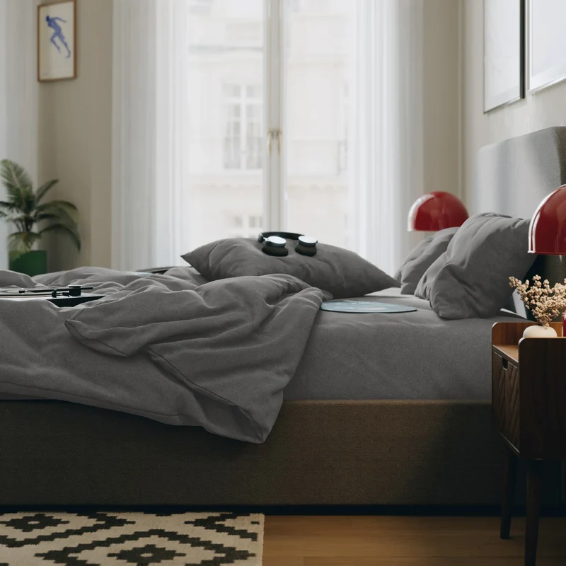 Drap housse flanelle de coton