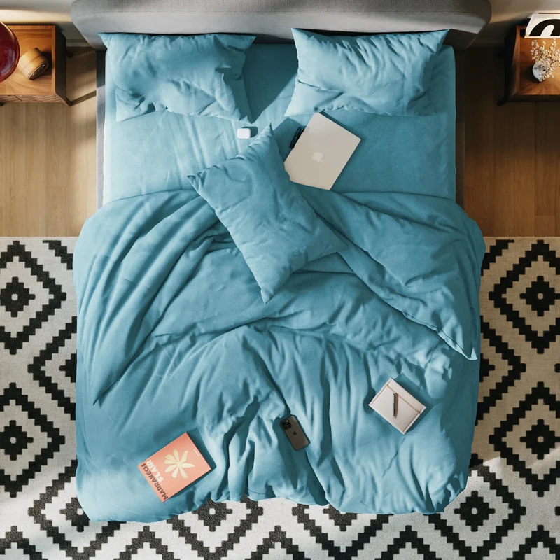 Drap housse flanelle de coton
