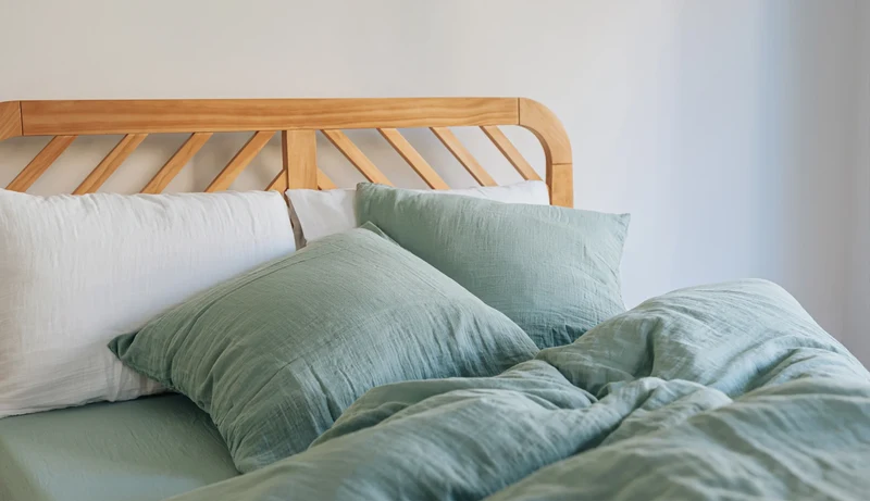 Drap plat gaze de coton