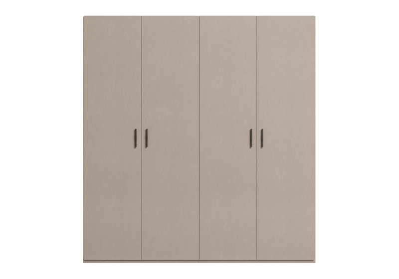 Armoire dressing 3 à 6 portes laquée corde design - Silvia