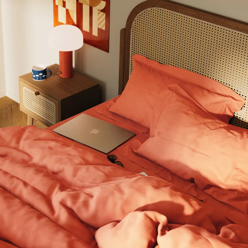 Drap plat percale