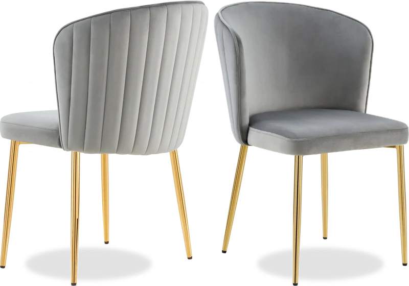 Salle à manger complète marbre blanc doré – Erly
