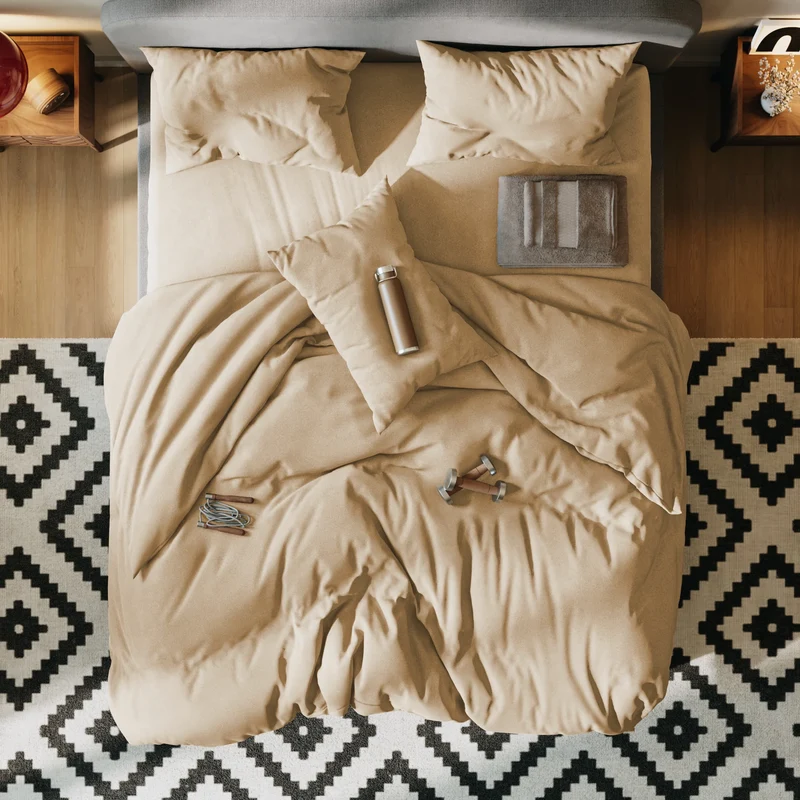 Housse de couette flanelle de coton