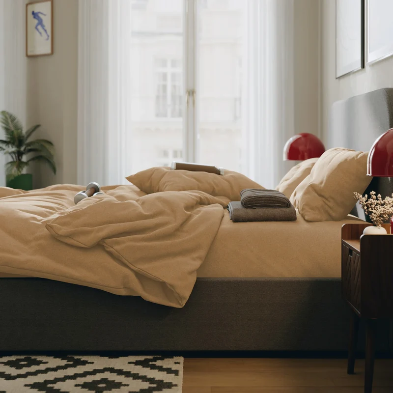 Housse de couette flanelle de coton