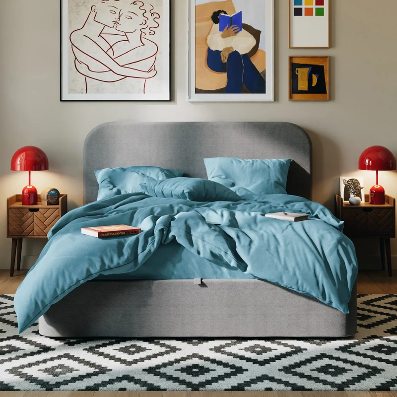 Housse de couette flanelle de coton