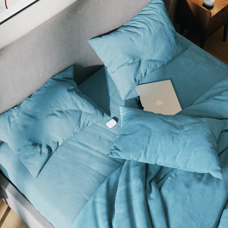 Housse de couette flanelle de coton