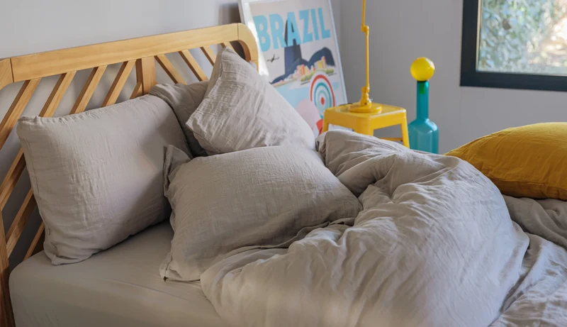 Housse de couette gaze de coton