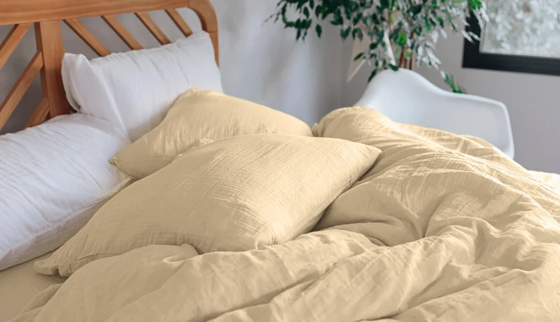 Housse de couette gaze de coton