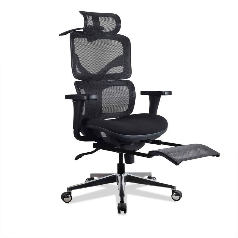 Chaise ergonomique de bureau - TERRANA en mousse et maille