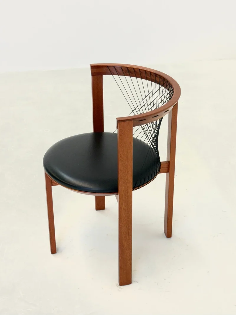 Set of 4 Tranekær String Chairs by Niels Jørgen Haugesen