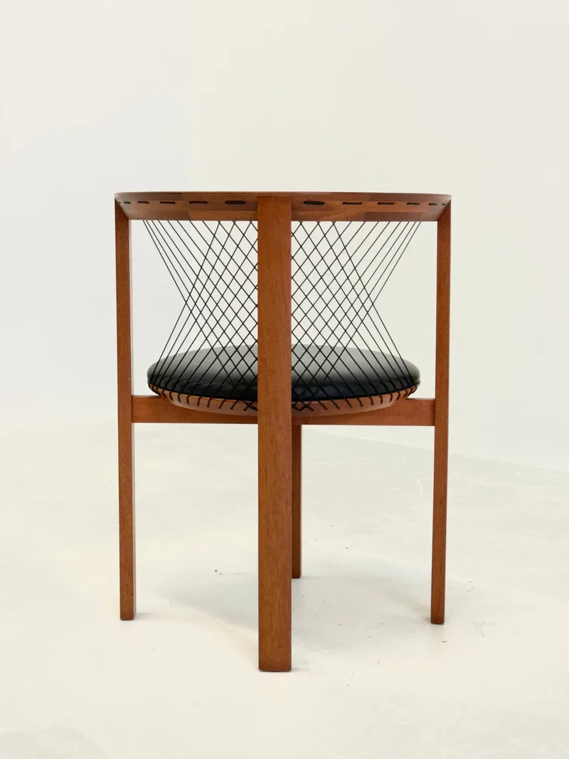 Set of 4 Tranekær String Chairs by Niels Jørgen Haugesen
