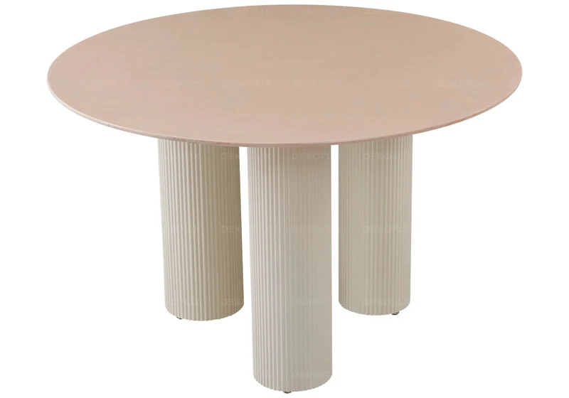 Table à manger céramique marbre gris - Elio