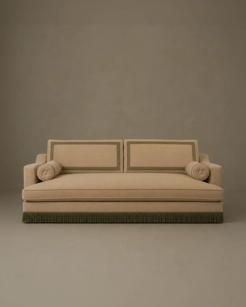 Orlando Sofa - Trim tape and fringe