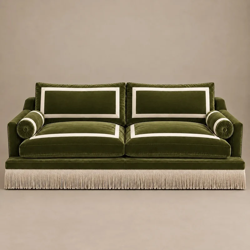 Orlando Sofa - Trim tape and fringe