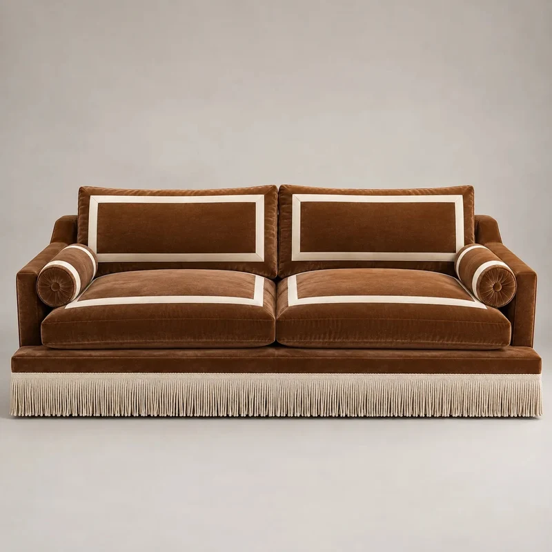 Orlando Sofa - Trim tape and fringe
