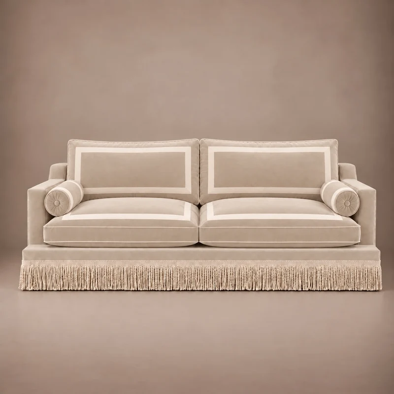 Orlando Sofa - Trim tape and fringe