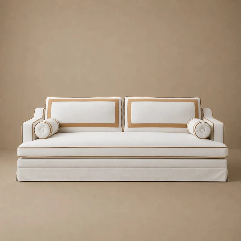 Orlando Sofa - Trim tape and fringe