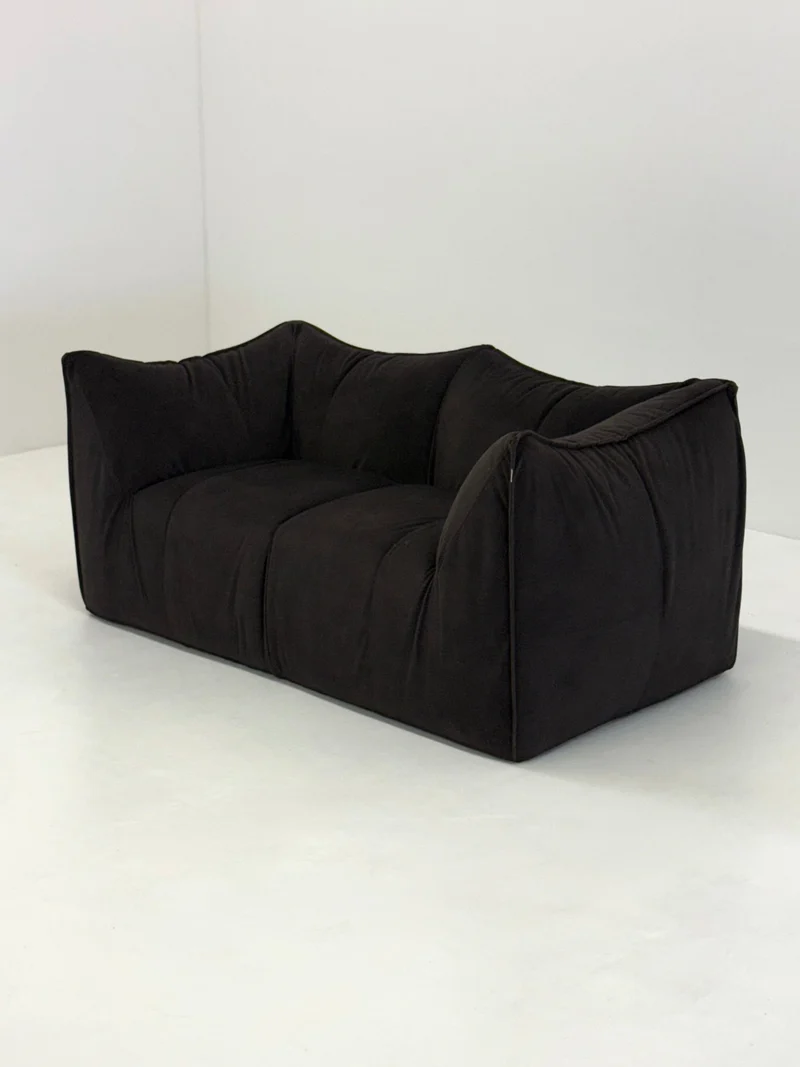 Bambole Sofa in Dark Brown by Mario Bellini for B&B Italia
