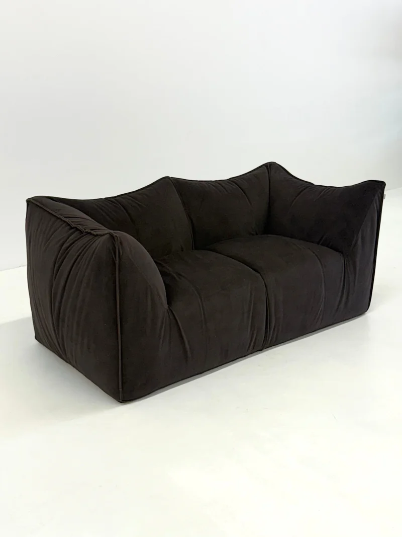Bambole Sofa in Dark Brown by Mario Bellini for B&B Italia