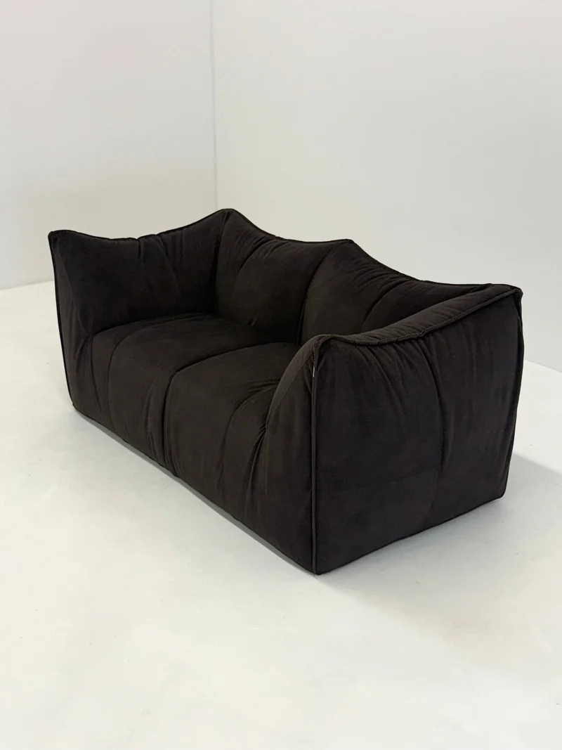 Bambole Sofa in Dark Brown by Mario Bellini for B&B Italia