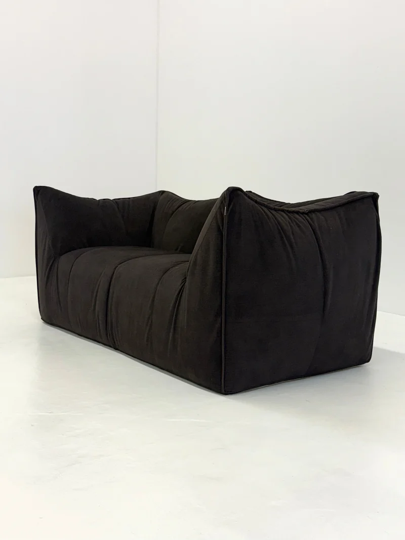 Bambole Sofa in Dark Brown by Mario Bellini for B&B Italia