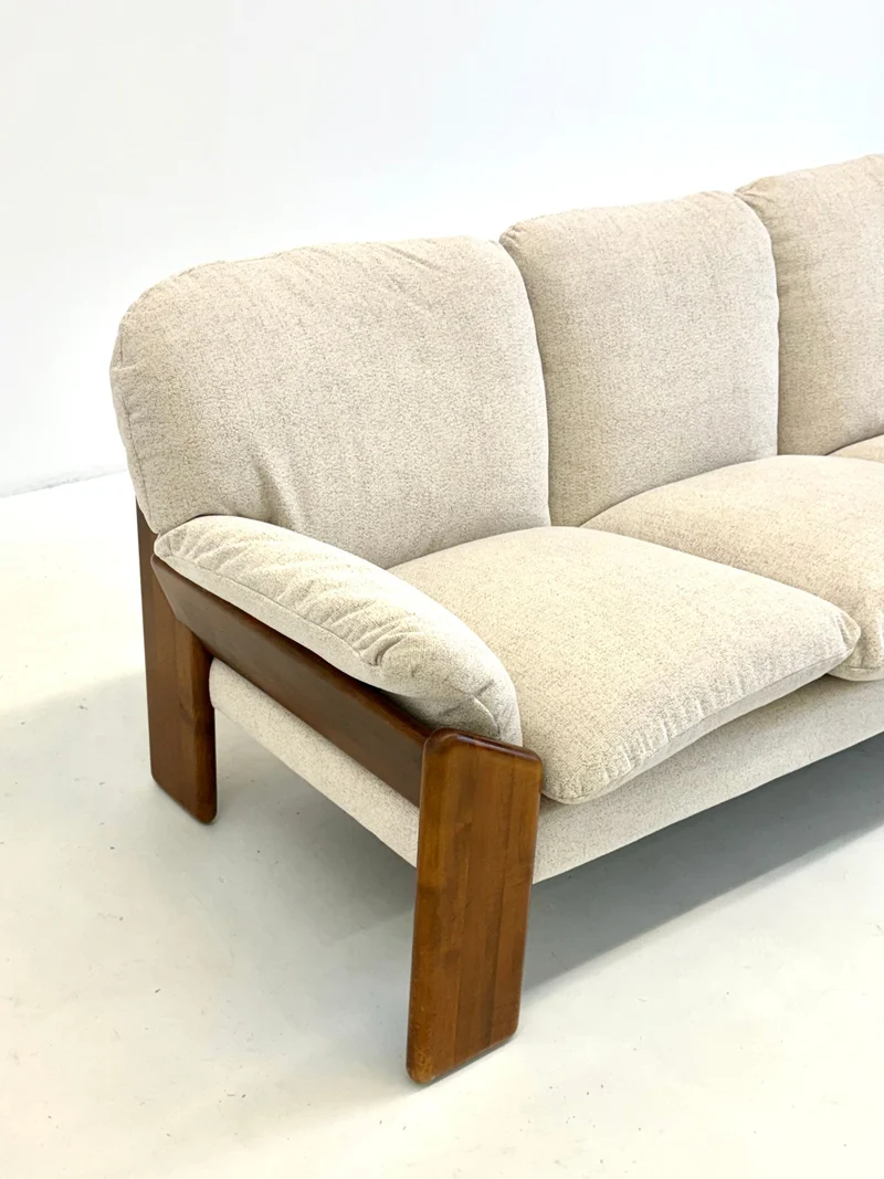 Three-seater Sofa Sapporo by Mario Marenco for Mobil Girgi
