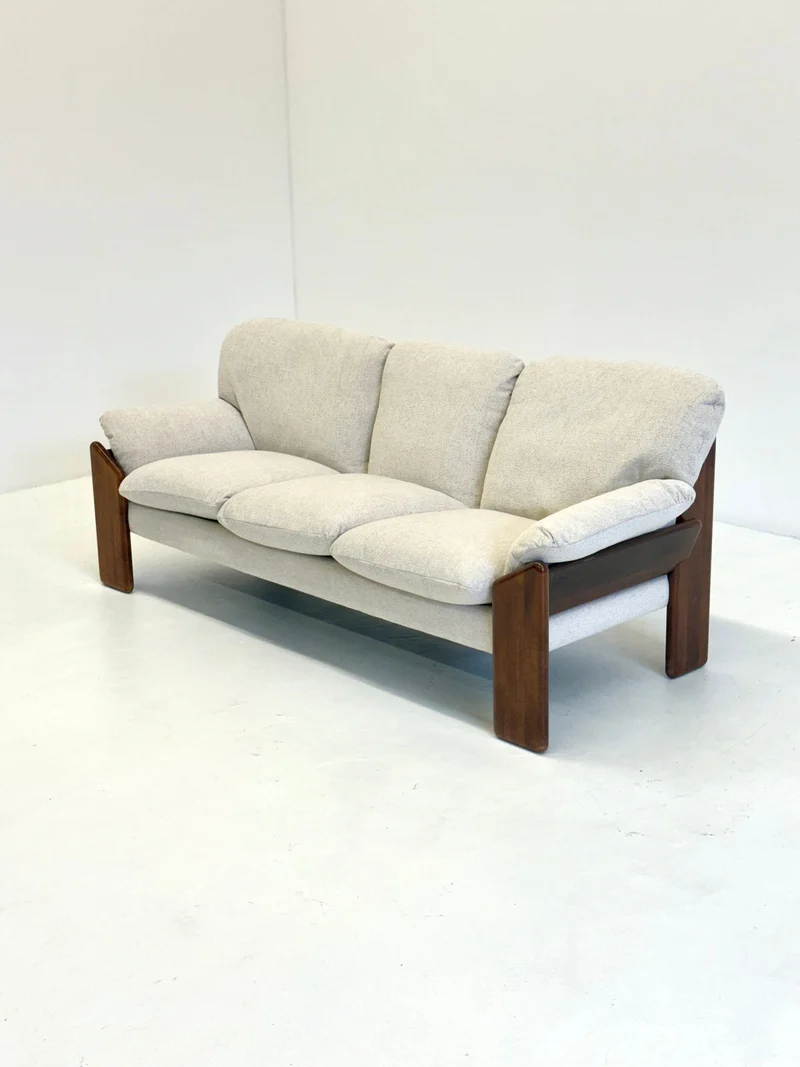 Three-seater Sofa Sapporo by Mario Marenco for Mobil Girgi