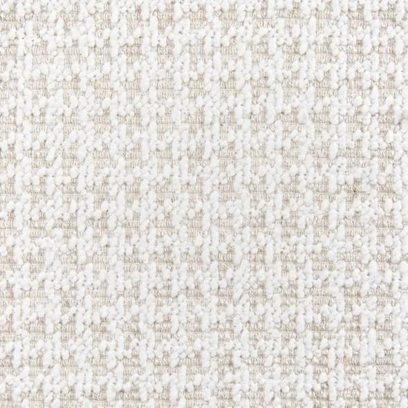 Julian Seat Bench 120 cm - Waffle Pearl - Ivory Fringe