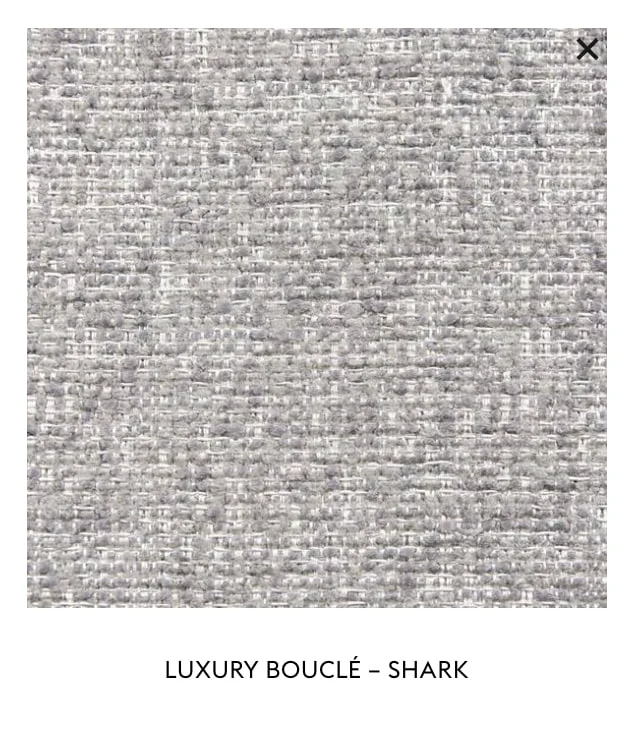 Laurent Pouf - Luxury Bouclé & Fringe