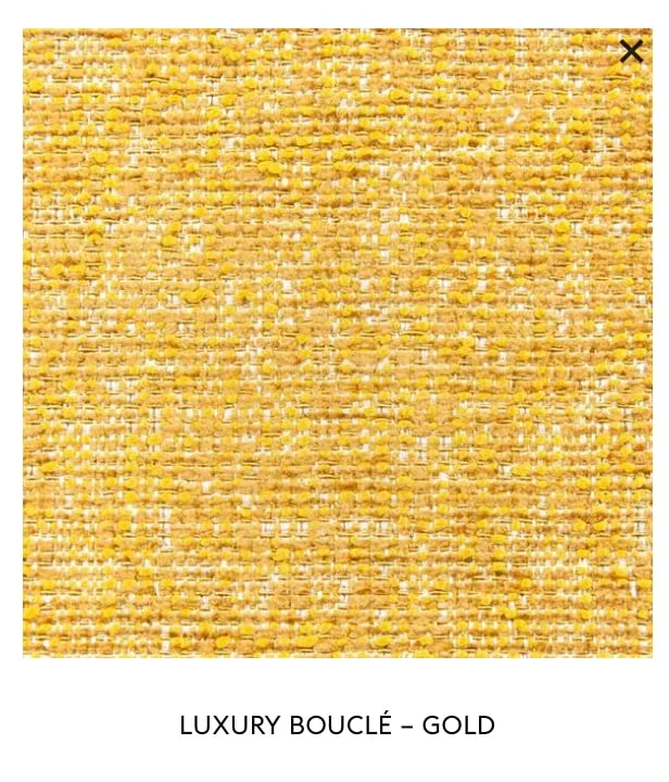 Laurent Pouf - Luxury Bouclé & Fringe