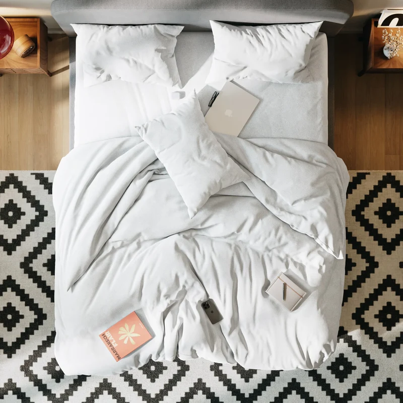 Taies d'oreiller flanelle de coton