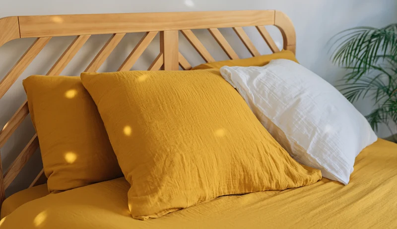 Parure de lit en gaze de coton